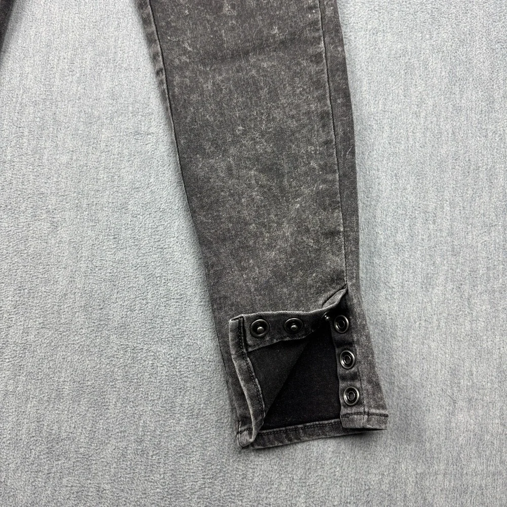 Levis Jeans Women 30X26 535 Black Super Skinny Ankle Stretch Stonewash Pants